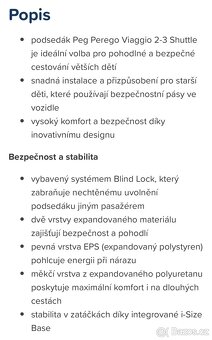 Peg Perego Vaggio 2-3 shuttle podsedak s isofixem - 4