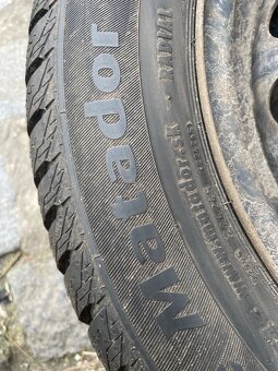Zimní pneu + pl. disky 175/65 R14 - 4