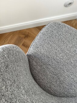 Nové designové židle šedé - 4