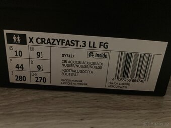 Kopačky Adidas Crazyfast 3 LL black - 4