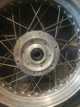 Drátěná kola na motorku - 4