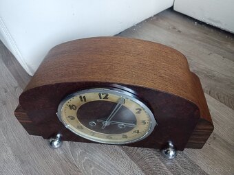 Krbové hodiny stolní starožitný Jambor Nacht - 4