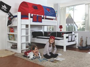 Patrová postel BENI L buk masiv ,,NOVÁ,, - 4