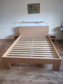 Prodám manželskou postel 160x200 - 4