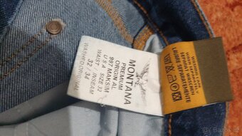 Prodám nové pánské džíny Montana 32/34 - 4