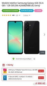 Samsung A26 5G, 128Gb Černá - 4