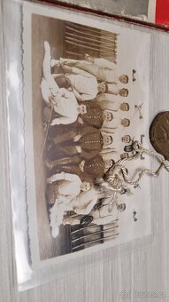 Cvičná puška na Šerm bodákem + učebnice + medaile - 4