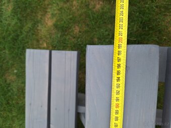 Zahradní lavice - pivní set 200 cm - 4