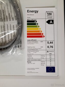 Nová pračka+sušička BEKO 8 kg, ZÁRUKA - 4