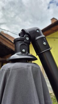 Slunečník 250cm šedý - 4