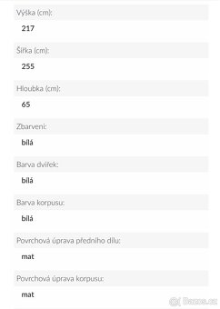 Skříň bílá velka nova - 4