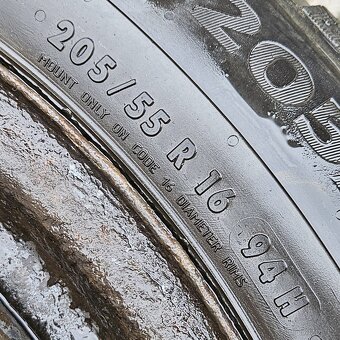 Zimní kola Škoda, VW 205/55/16, 6Jx16 ET50 č. AD26 - 4