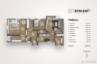 Prodej bytu 4+1 124,6m² se zahrádkou - 4