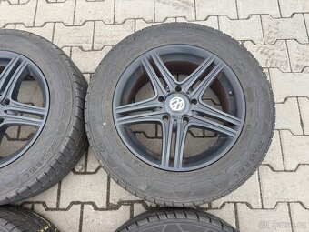 4x al kola 5x120 orig. VW + pneu zimní 215/60 R17C - 4