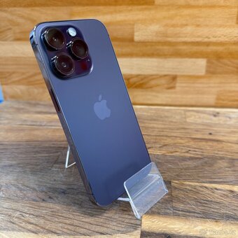IPhone 14 Pro 256GB, fialový, 100% baterie (rok záruka) - 4