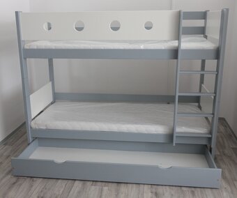 patrová postel dřevěna URWISEK-P 200X90 - 4