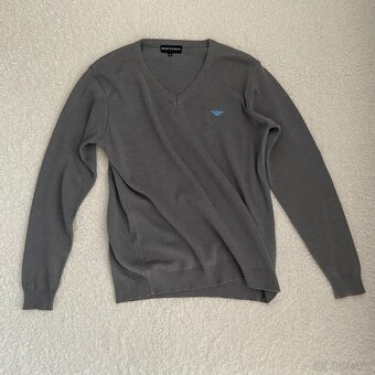 Pánský pletený svetr Emporio Armani vel. XL - 4