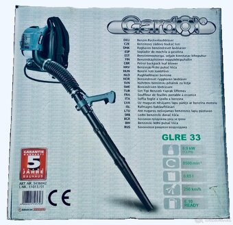 Benzínový zahradní foukač Gardol GLRE 33 - 4