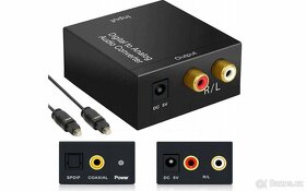 Konvertor DAC TOSLINK COAXIAL NA 2x CINCH RCA - 4