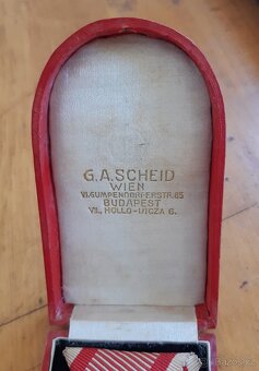 RU Ag signum laudis v etui, Karel I.,stříbro - 4