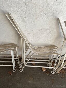 Bytelné kovové nohy pro zahradní nábytek – více variant - 4