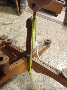 2x starožitný 4-ramenný retro lustr - 4