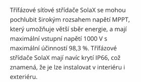 FVE stridac Solax 5kWp - 4