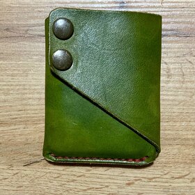 Kožená minimalistická pánská peněženka - 4