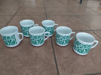 Karlovarský porcelán - Sada šesti čajových hrníčků – nové - 4