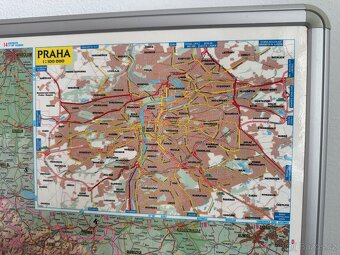 Magnetická mapa ČR . Rozměr 65 x 100 cm - 4