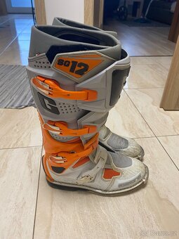 Motokrosové boty GAERNE boty SG-12 orange/grey/white - 4