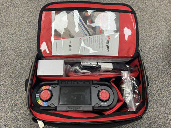 MULTIFUNKČNÍ TESTER MEGGER MFT-X1, PŘENOSNÉ KUFŘÍK, KABELY, - 4