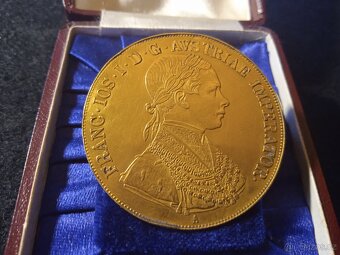 4 Dukát 1854 A.-NEJVZÁCNĚJŠÍ PRVNÍ ROČNÍK-RR. - 4
