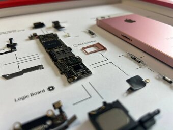 Zarámovaný iPhone SE – (A3)(Rose Gold) - 4