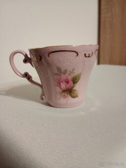 Šálek - růžový porcelán Leander - komu chybí - 4