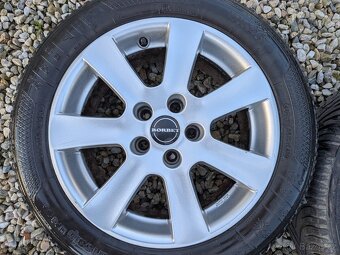 ALU disky Borbet 7Jx16 ET40 + zimní pneu 205/55 R16 - 4