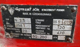 Prodám MF nejetý vozík - 4