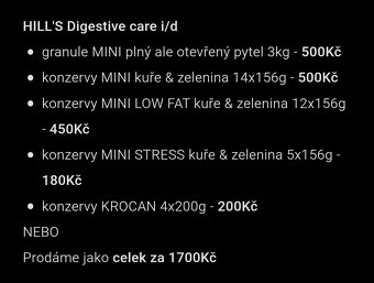 HILL'S Digestive care i/d pro psy - 4