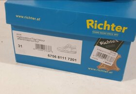 Prodám dětské kotníčkové boty Richter - velikost 31 - 4