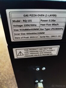 Pec na pizzu plynová nepoužitá - 4
