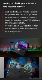 Herni laptop Acer Predator 18" - 4
