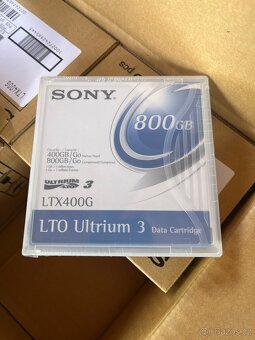LTO-3 Ultrium kazety – 800 GB – nové (HP + Sony) - 4