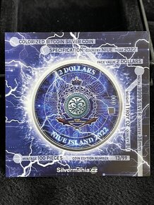 Stříbrná mince 1oz Bit Blue Silver Energy 2022 - 4