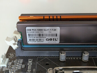 Asus P8H67-V + Intel i5-2300 + 20 GB DDR3 - 4