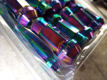 Ocelové matice Muteki SR48 M12x1.25 - Neo Chrome - 4