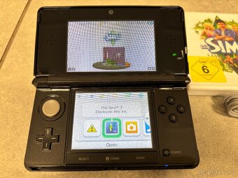 Nintendo 3DS + dokovací stanice + originál nabíječka + hra S - 4