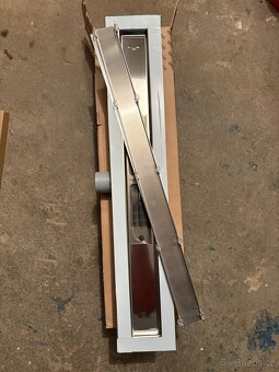 ALCA APZ15-650 Marble - Podlahový žlab bez okraje s roštem p - 4
