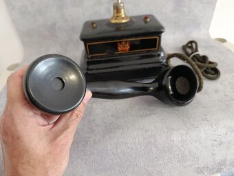 Dánský historicky starý telefon JYDSK do vaší sbírky, muzea - 4