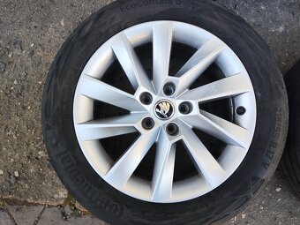 17"letní alu sada Stratos 5x112 origo Škoda Superb 3 Passat - 4