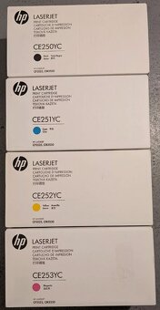 Sada originálních tonerů HP CE250Y 251Y 252Y 253Y - 4